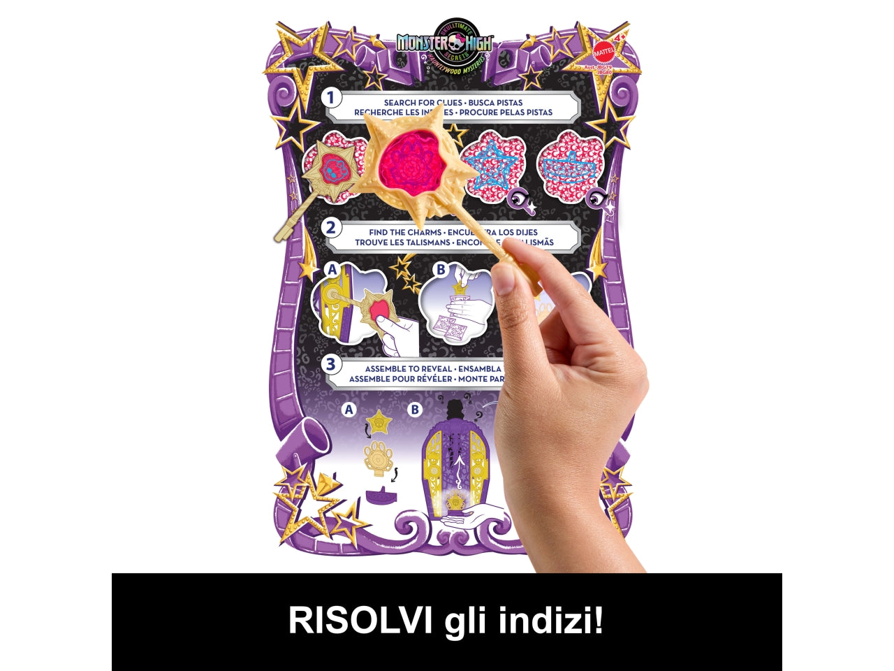 Monster High Segreti da brivido Clawdeen Wolf bambola con abiti guardaroba e accessori glamour a sorpresa