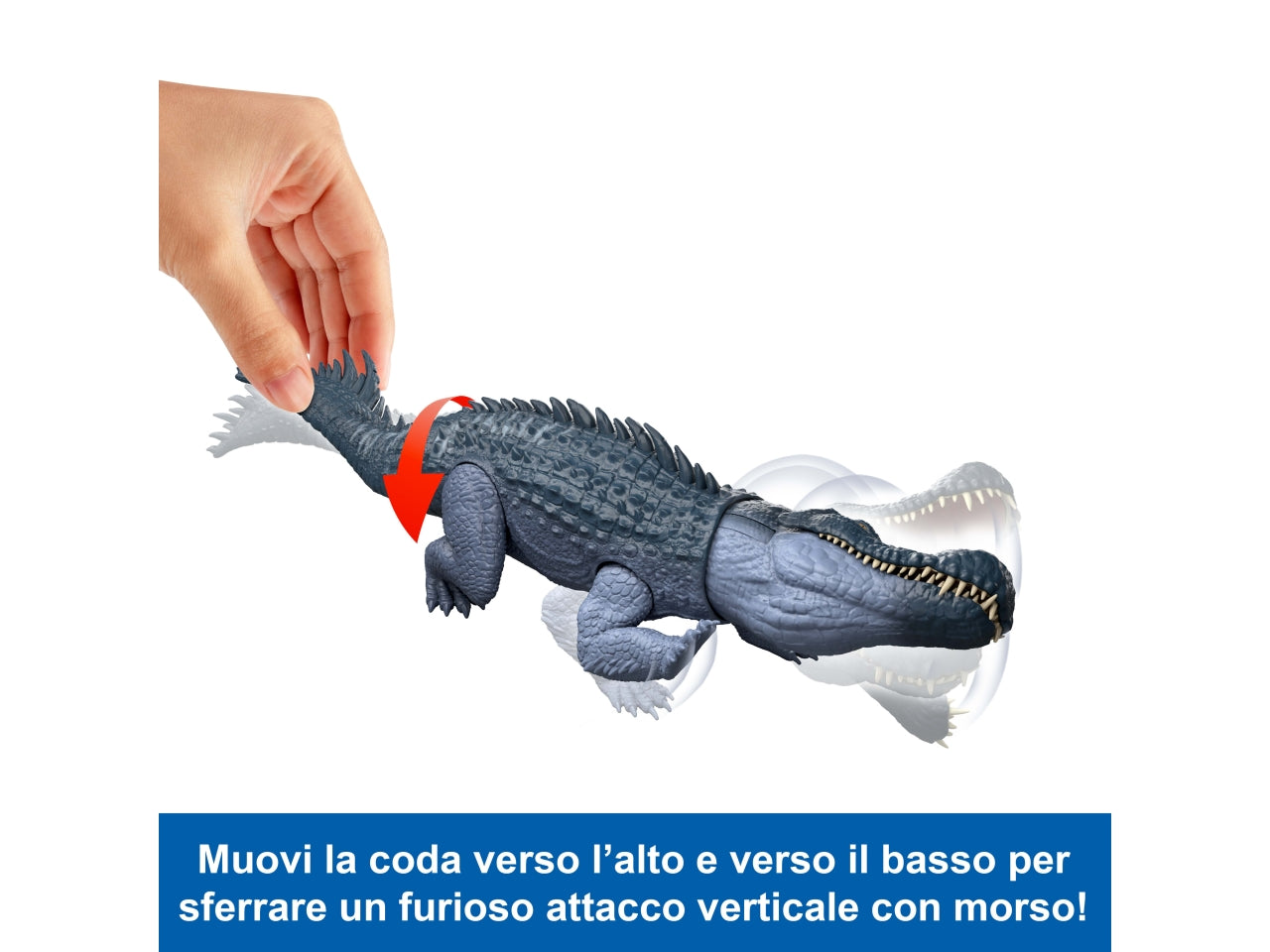 Jurassic World movie predatore gigante assortito