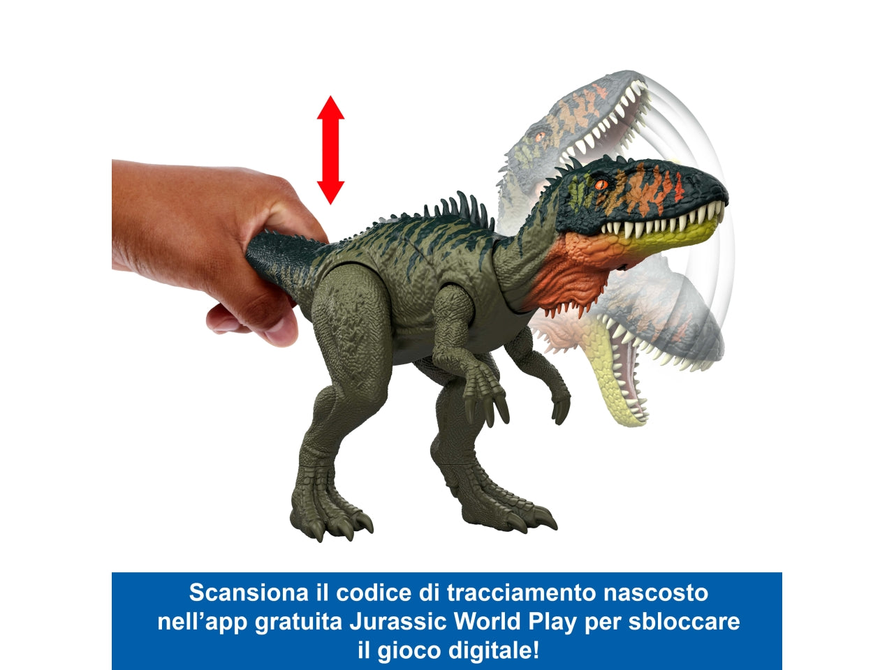 Jurassic World movie predatore gigante assortito