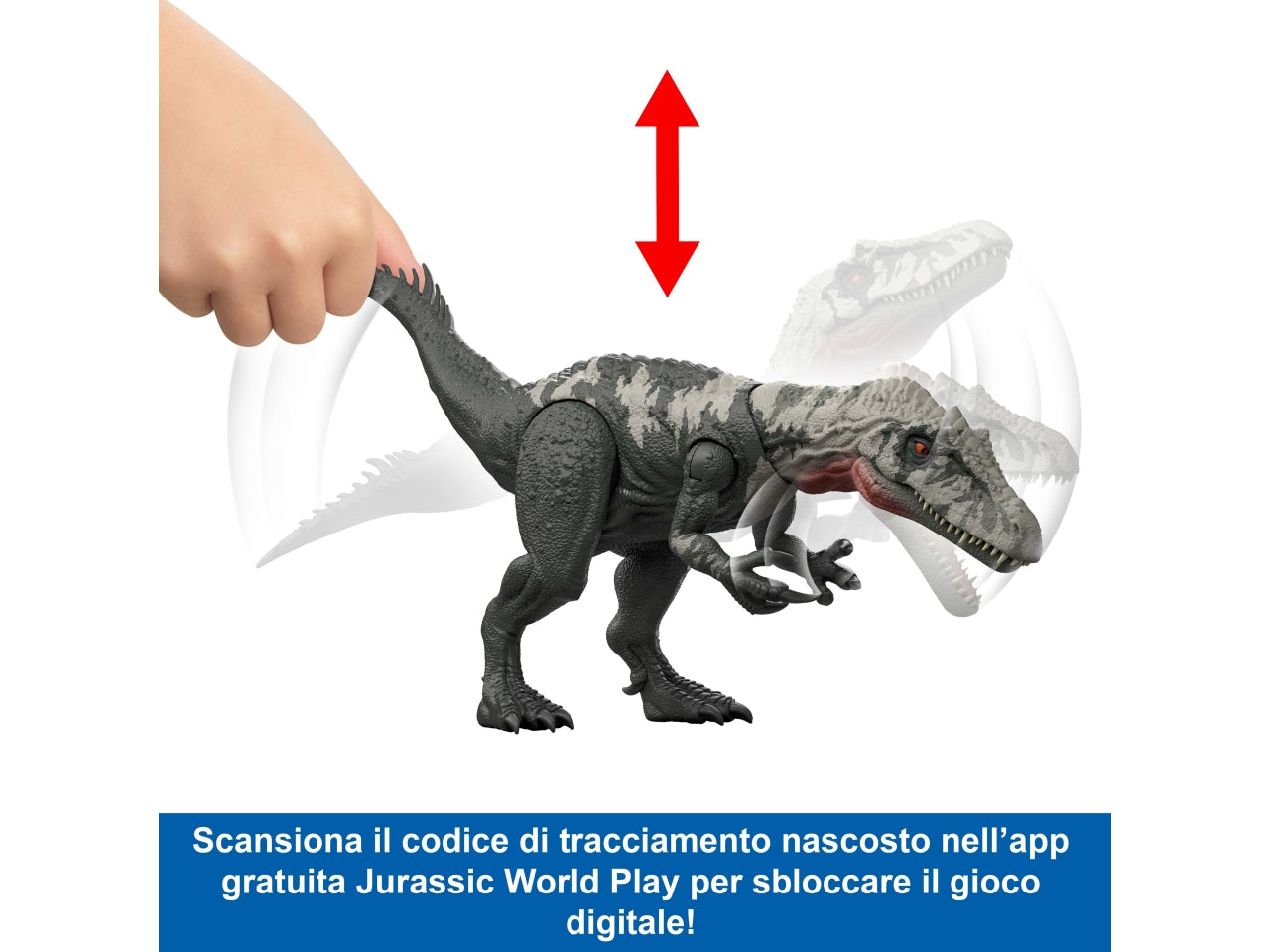 Jurassic World movie predatore gigante assortito