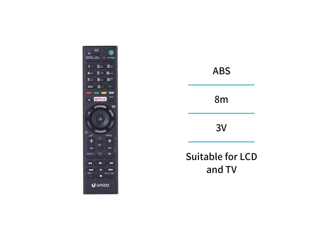 Telecomando TV Sony(UNICO,RT9598,nero)
