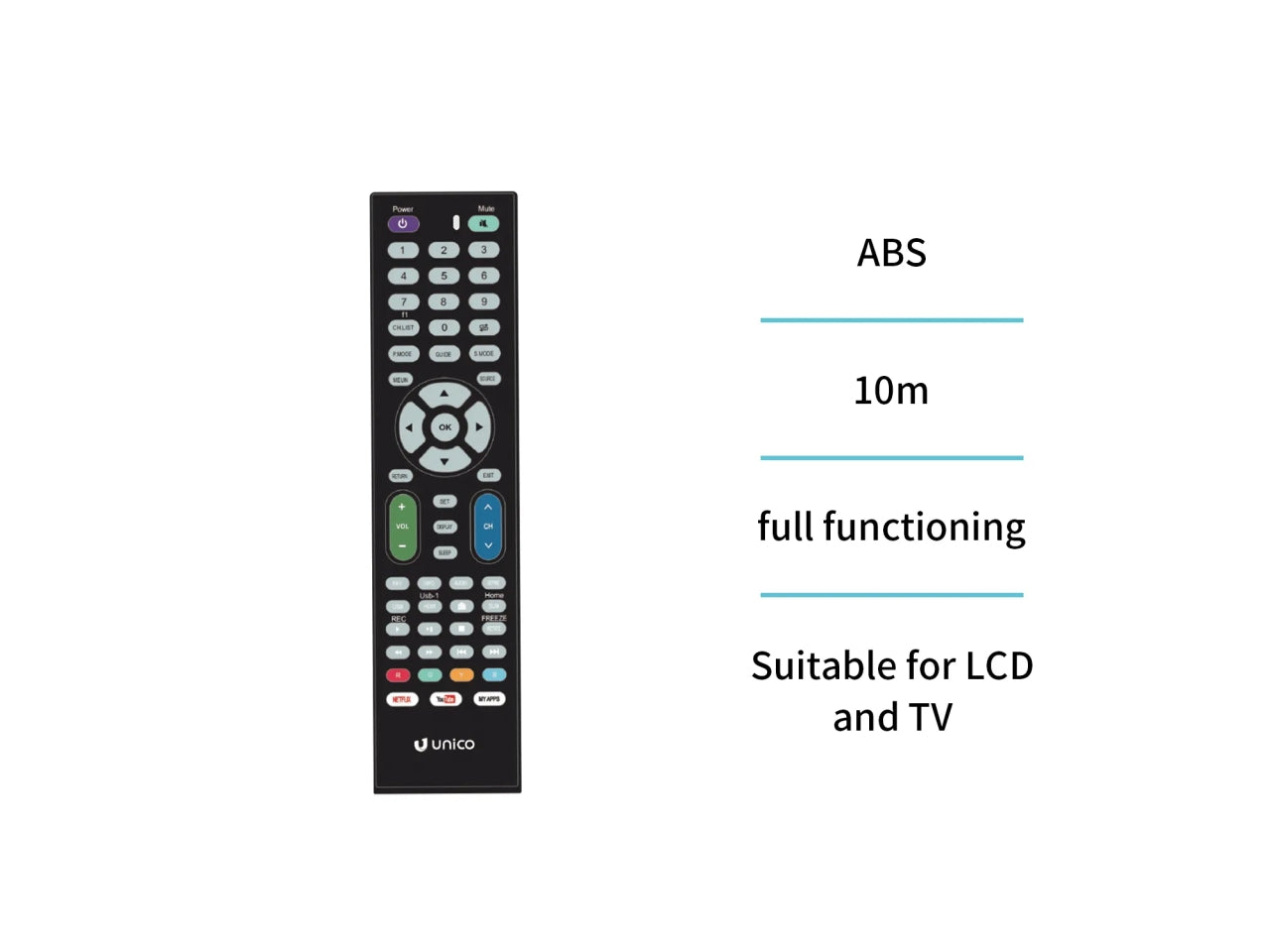 Telecomando universale (UNICO,RT2660,nero)