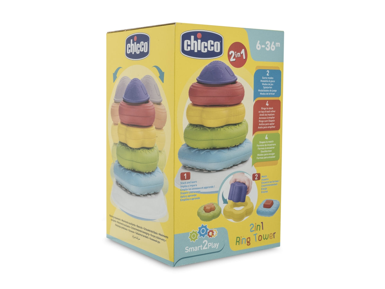 Chicco gioco 2 in 1 torre degli anelli china