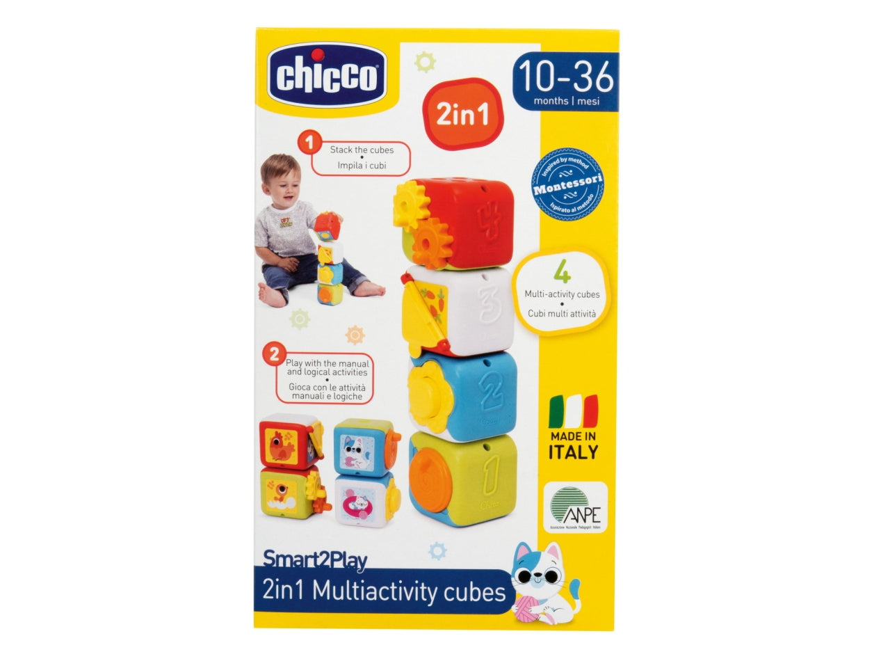 Chicco gioco s2p cubi multiattivita china