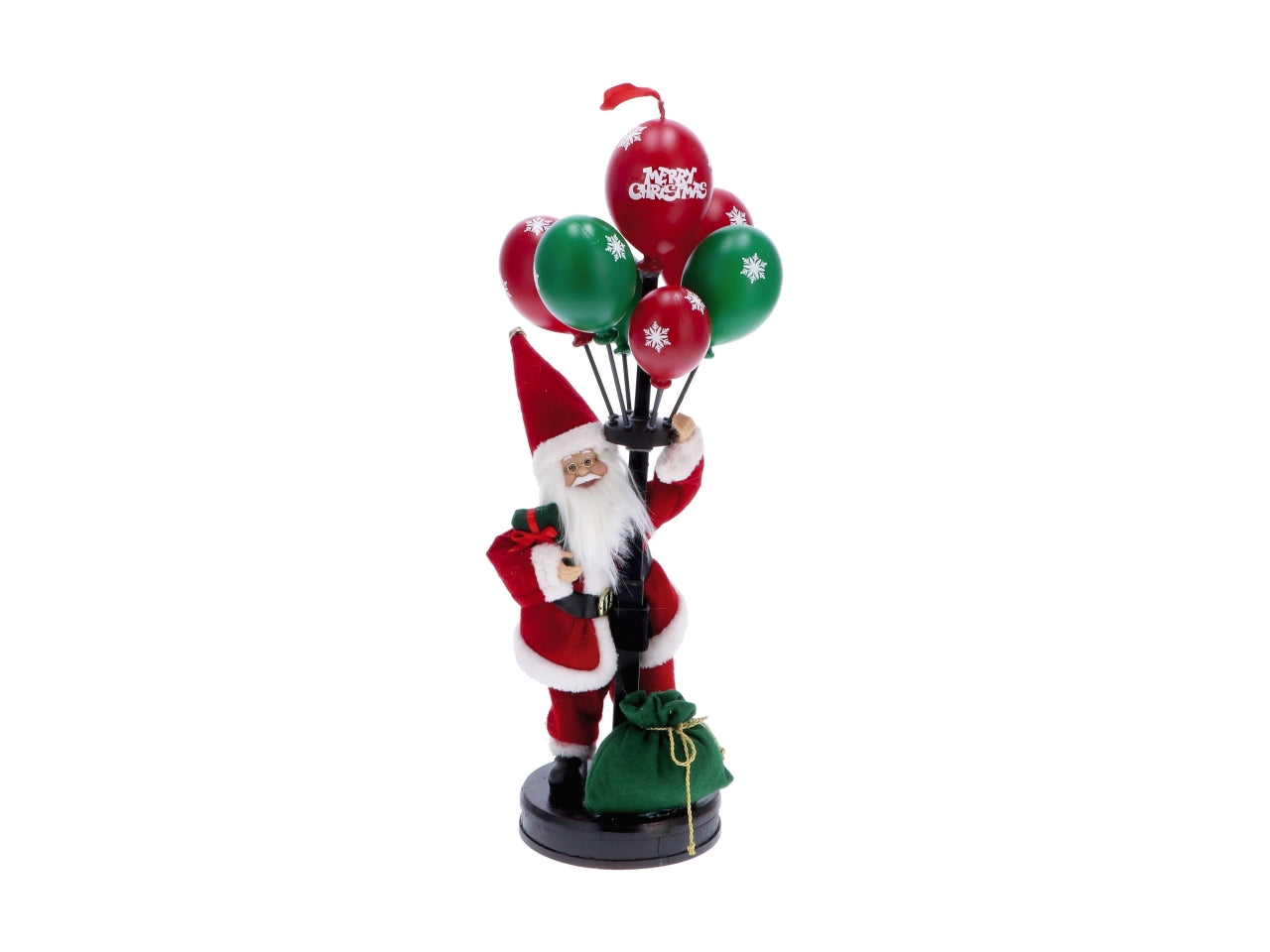 Babbo natale 25xh.60cm con palloncini