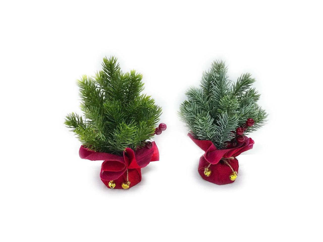 Albero 22cm con base in tessuto, modelli assortiti