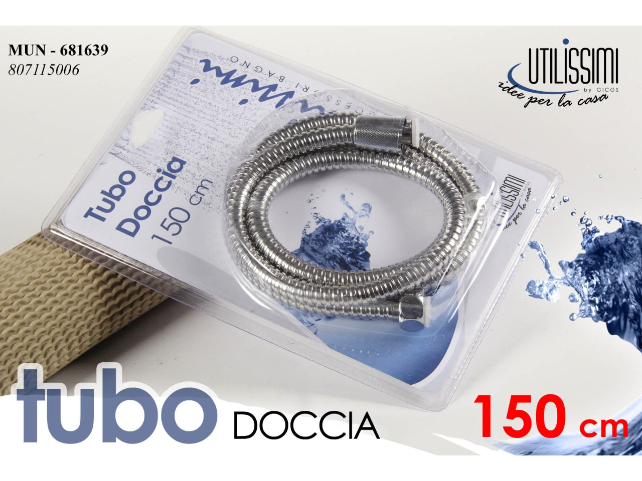 Tubo per doccia 150mm