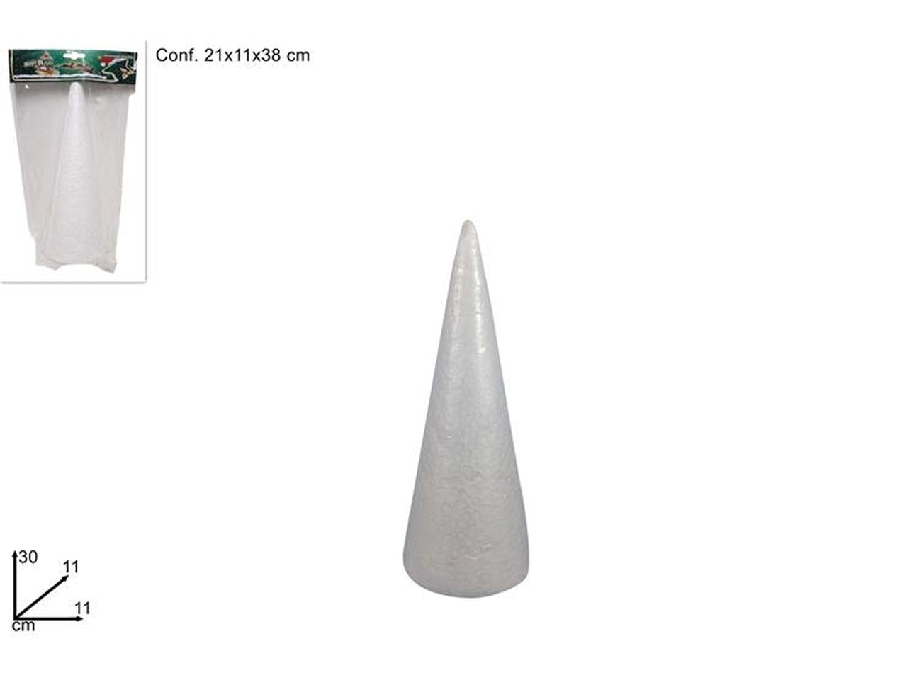 Cono polistirolo cm 30