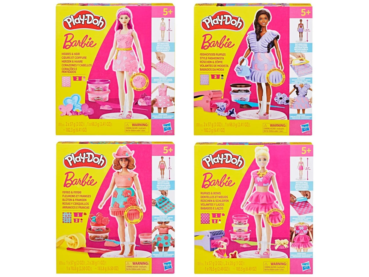 Play-doh barbie designer dolls ast