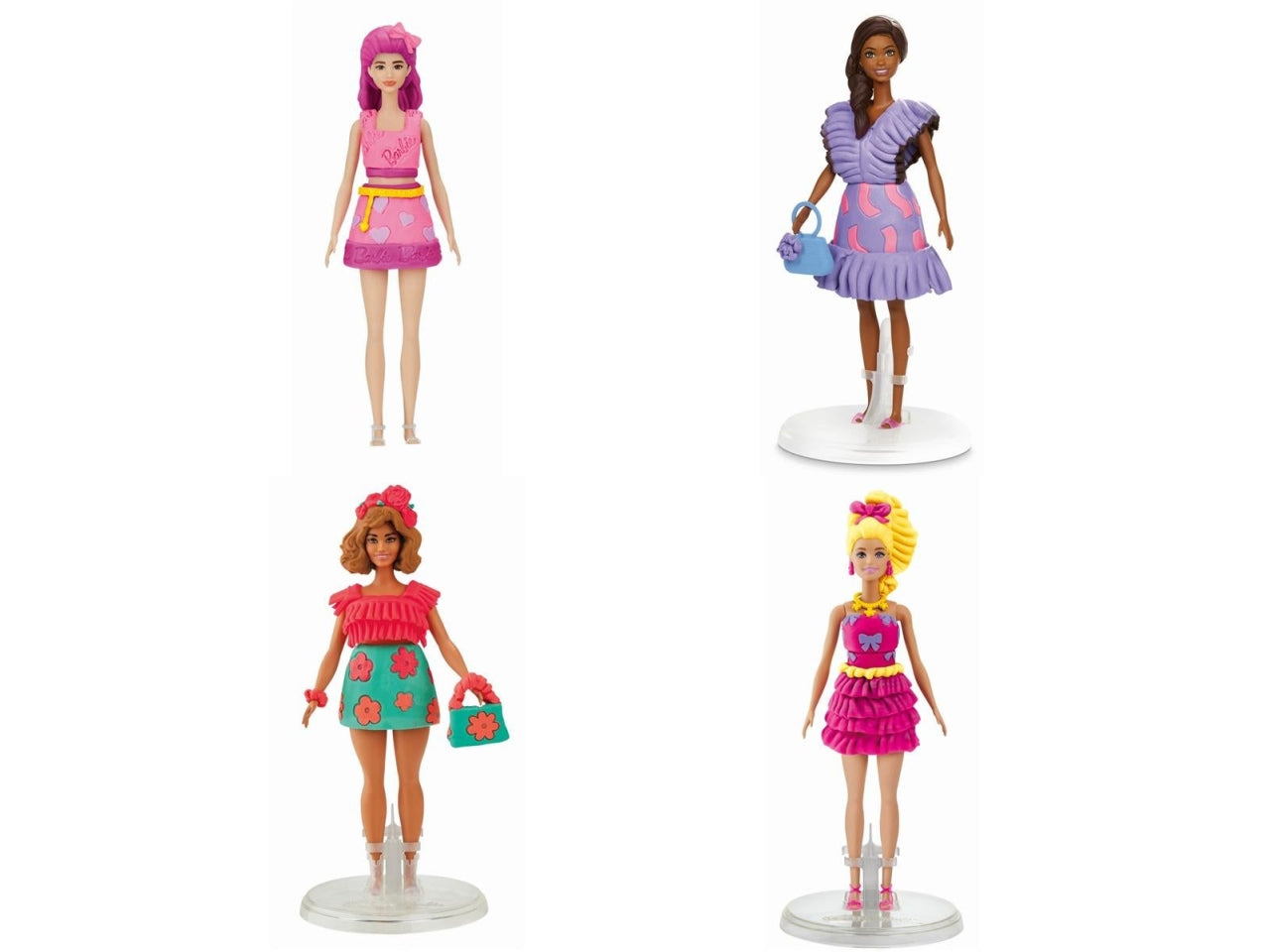 Play-doh barbie designer dolls ast