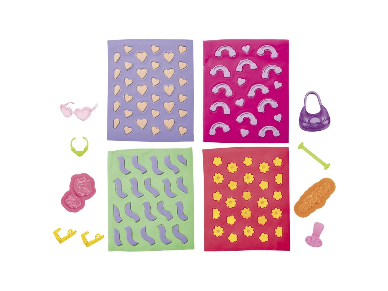 Play-doh barbie designer patterns packs ast