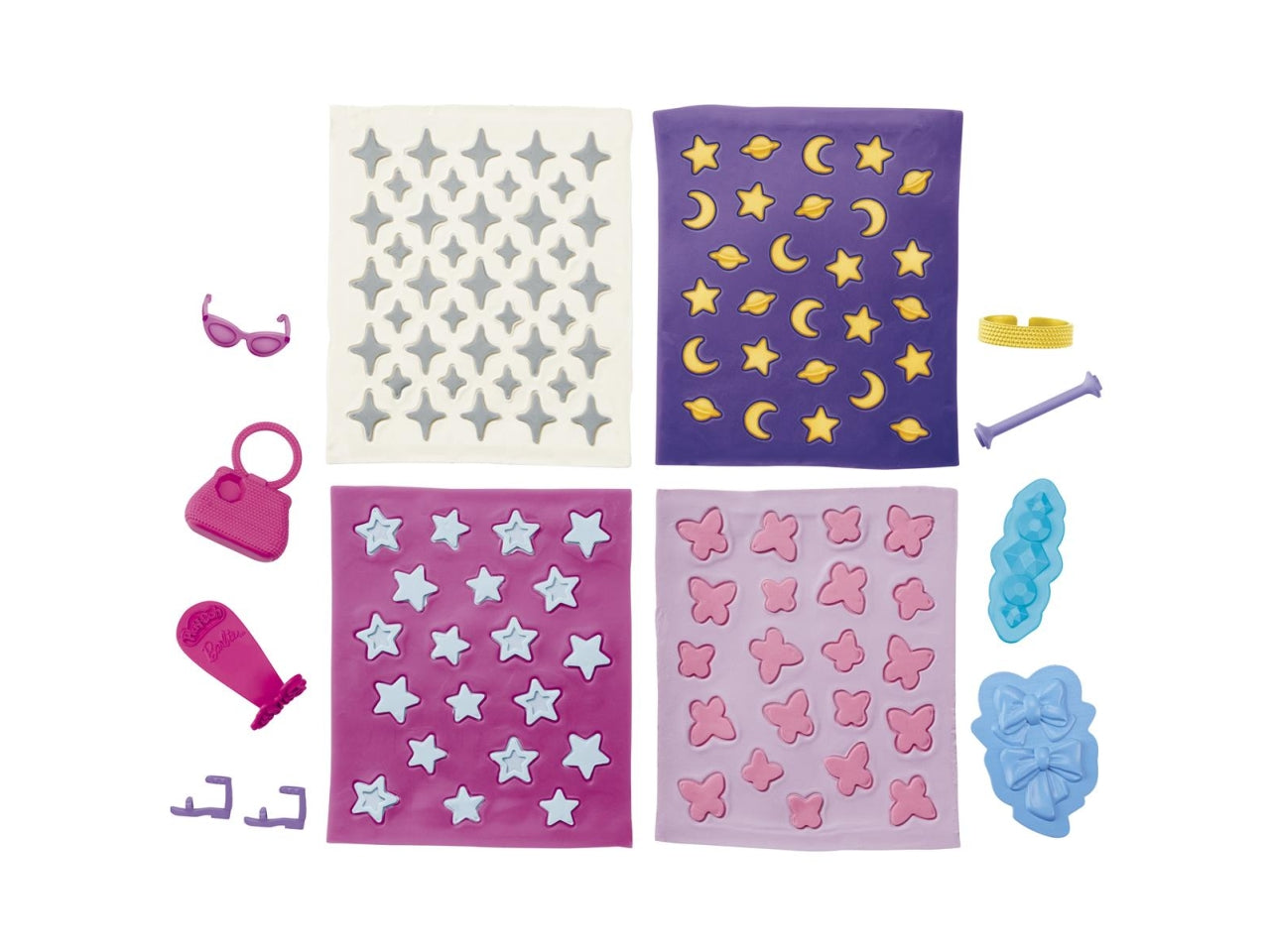 Play-doh barbie designer patterns packs ast