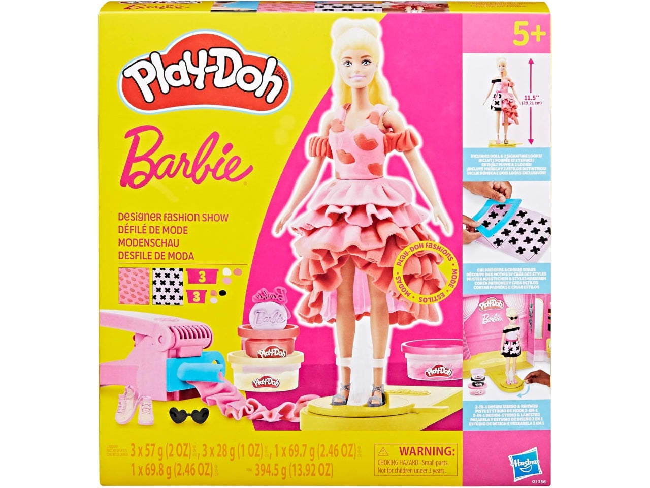 Play-doh barbie designer fashion show