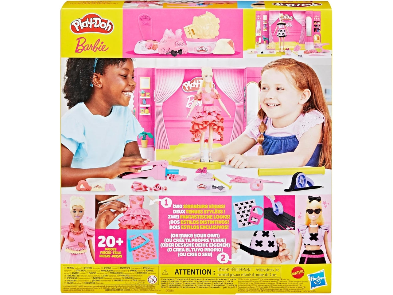 Play-doh barbie designer fashion show