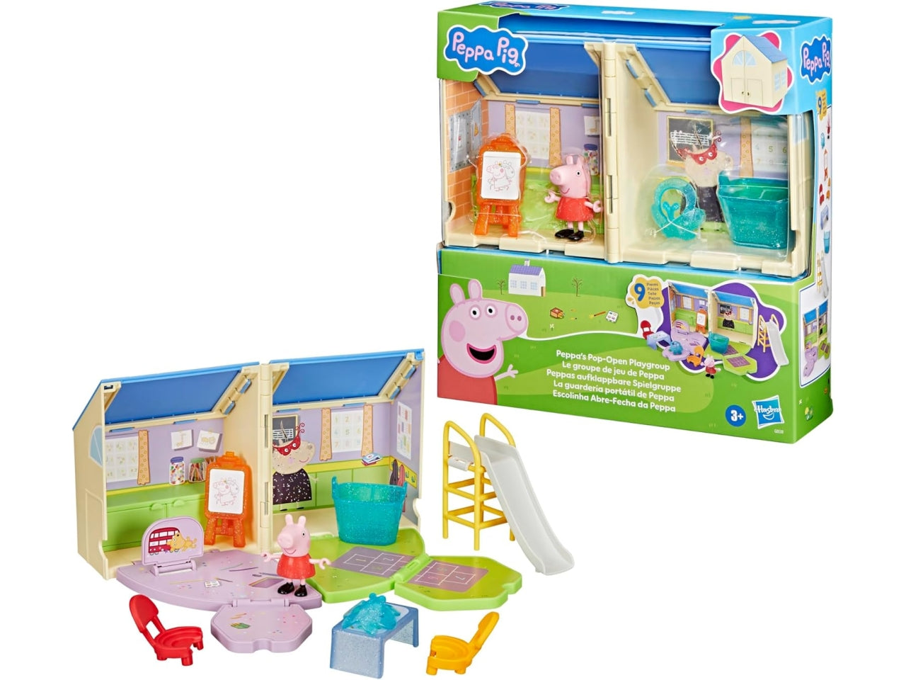 Peppa pig peppas pop up playset