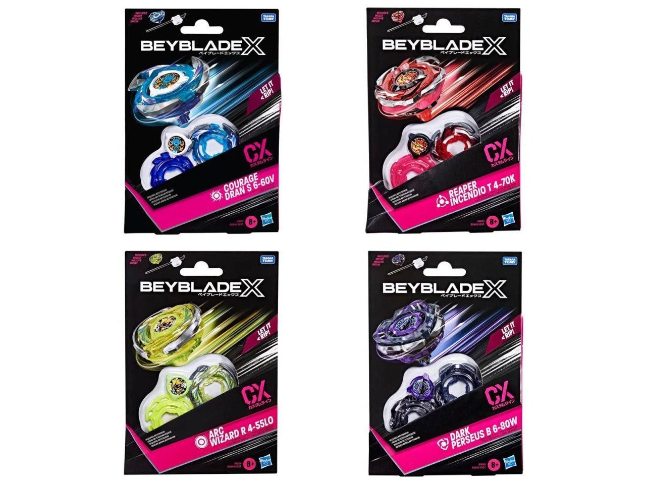 Bey blade cx starter pack top ast