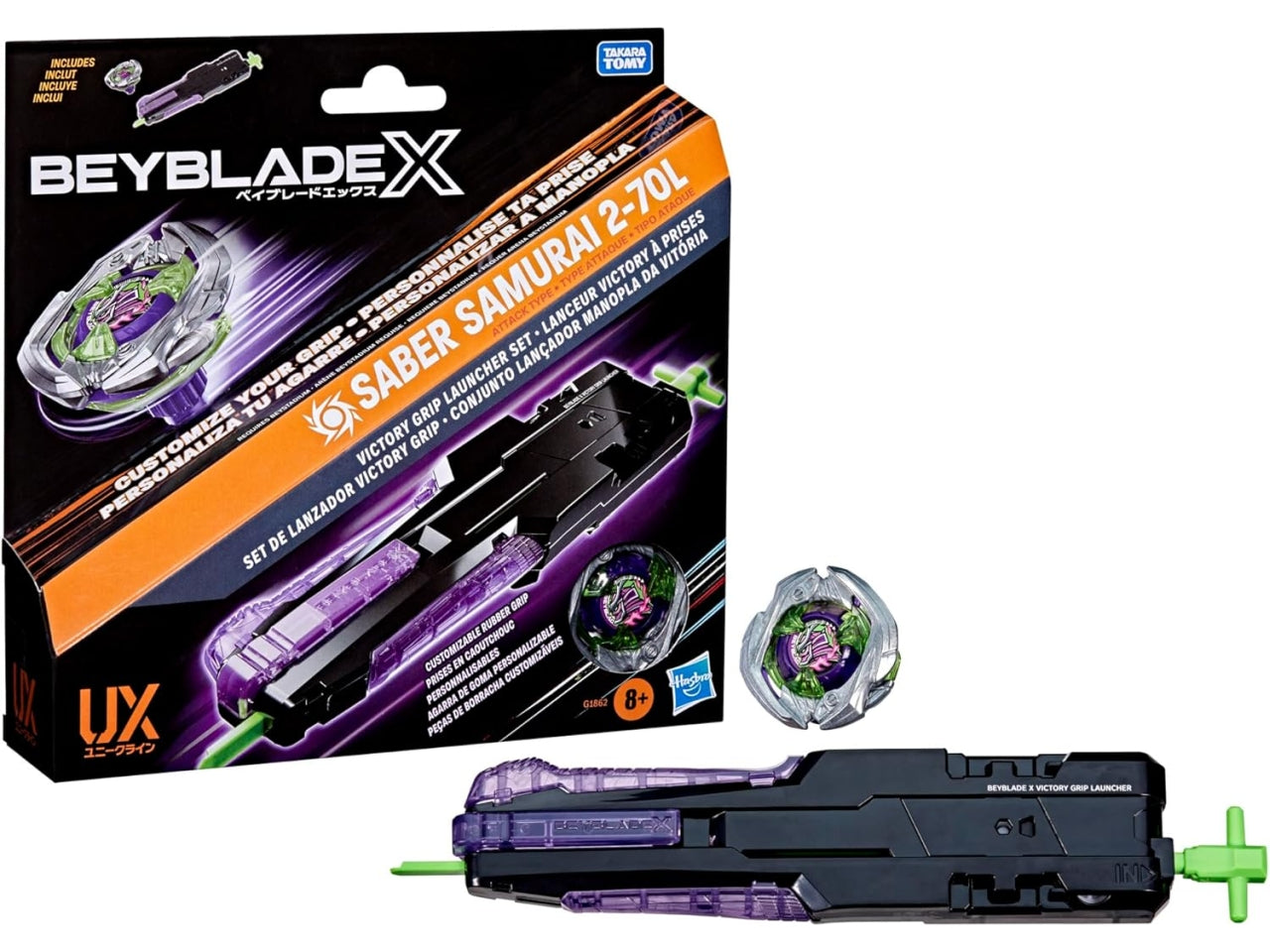 Bey Blade Bbx Deluxe Launcher Pack + Top