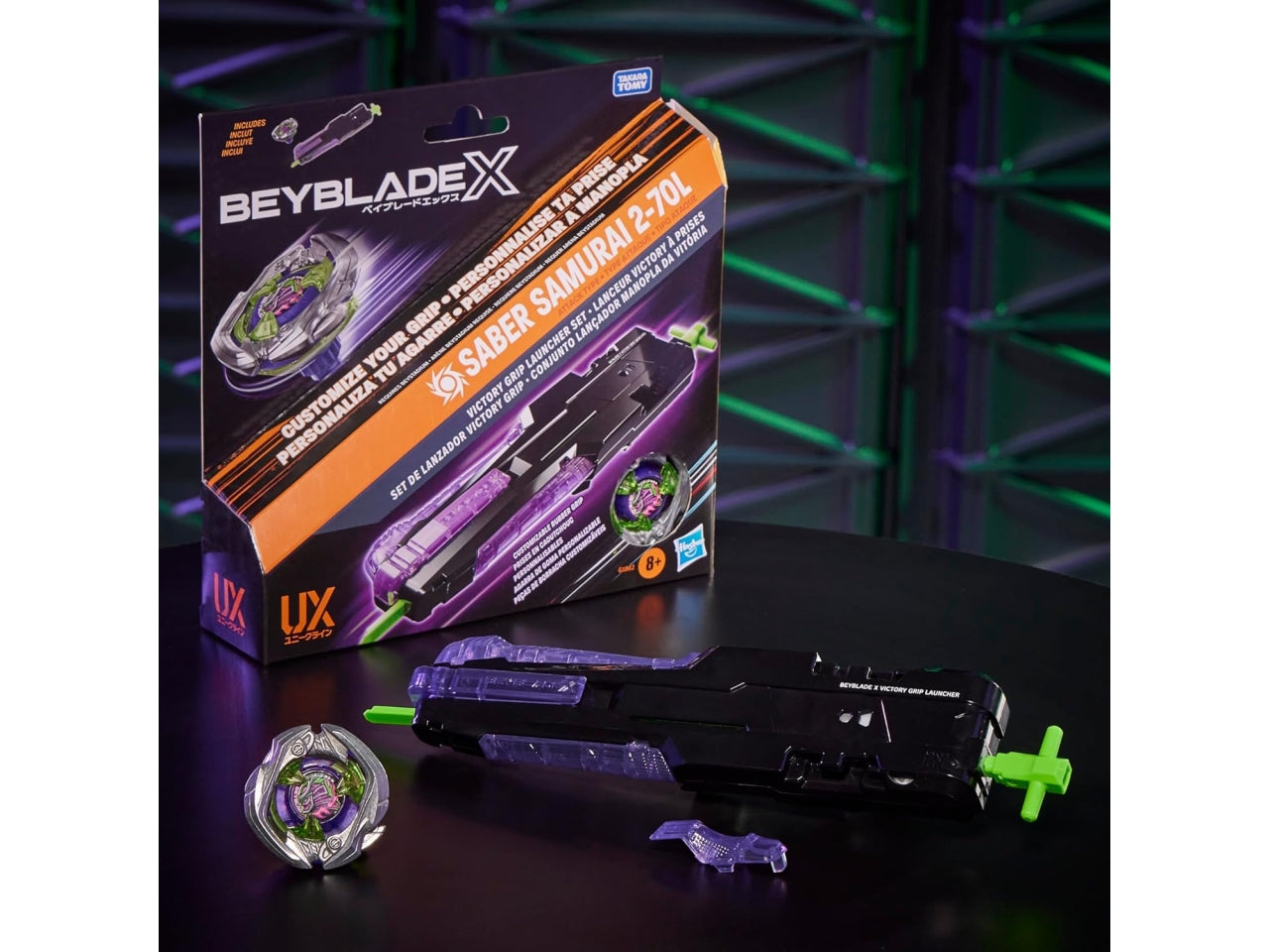 Bey Blade Bbx Deluxe Launcher Pack + Top