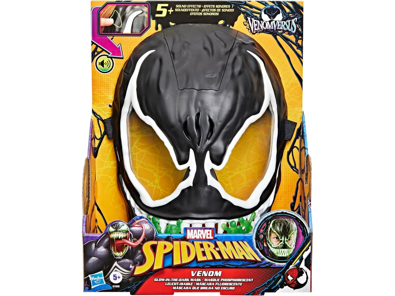 Spiderman venom maschera elettronica