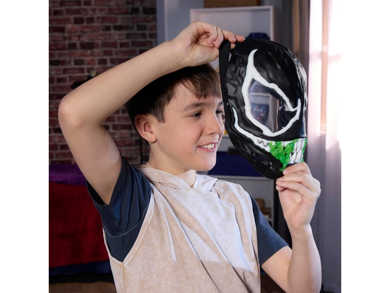 Spiderman venom maschera elettronica