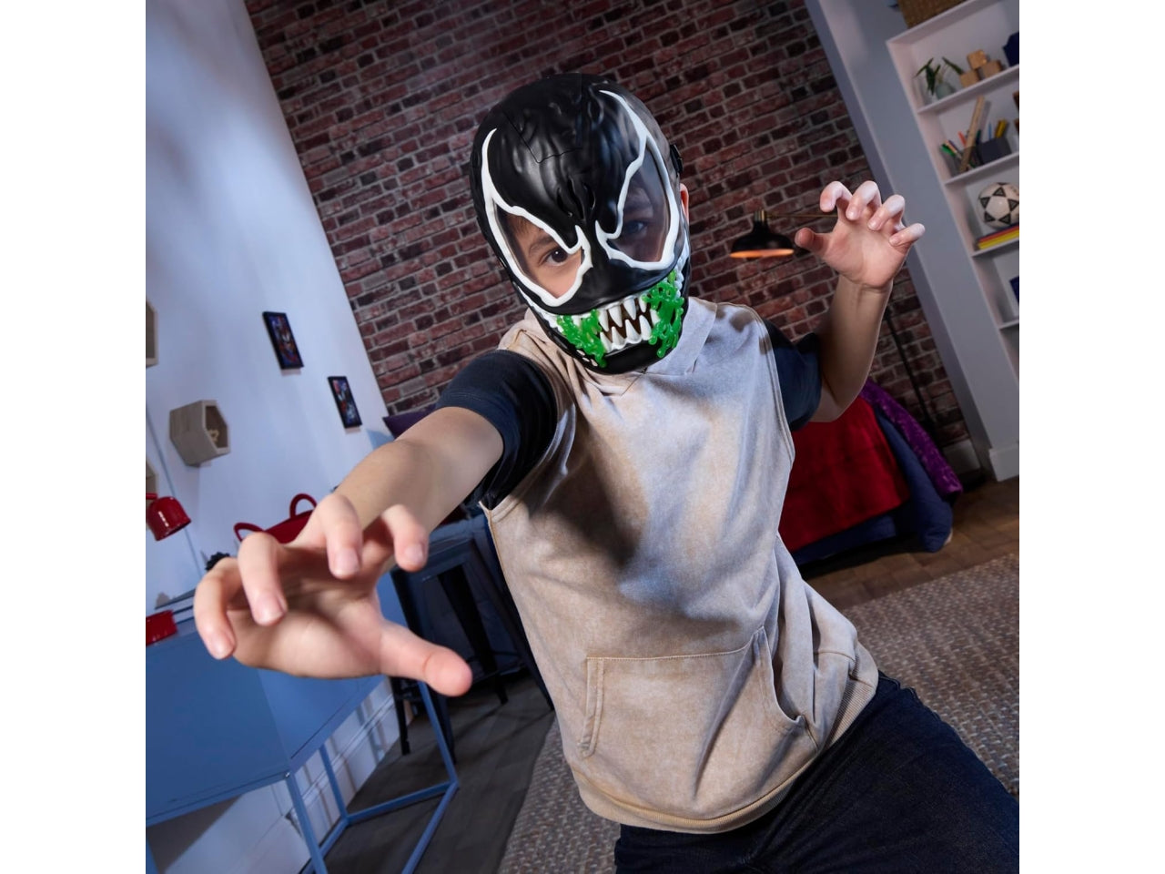Spiderman venom maschera elettronica