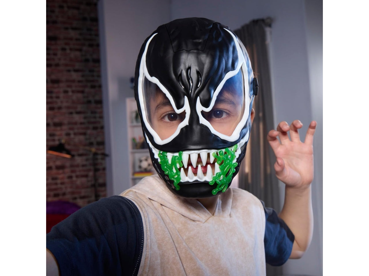 Spiderman venom maschera elettronica