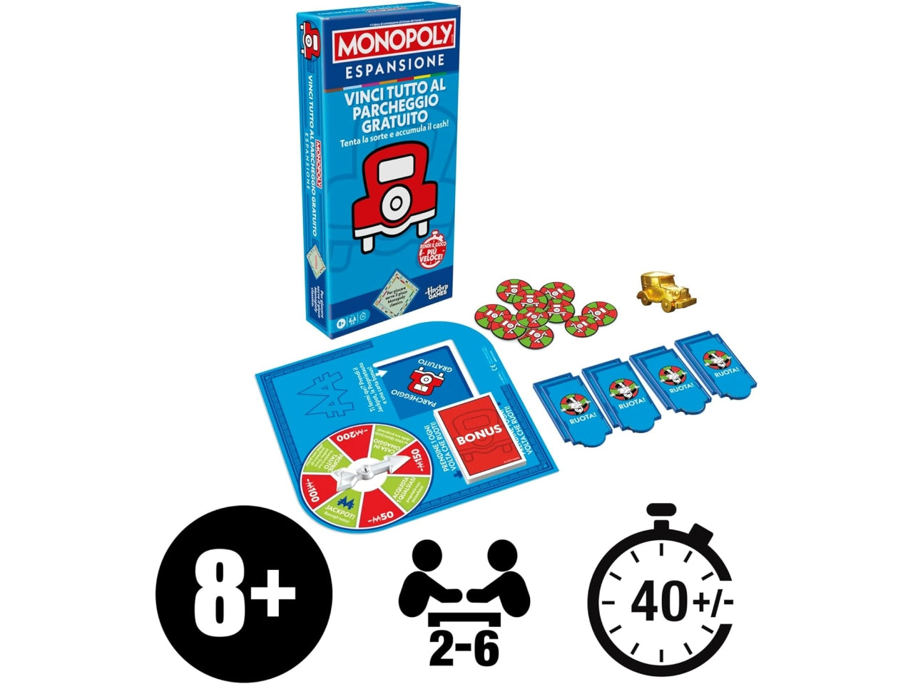 Gioco Monopoli free parking jackpot