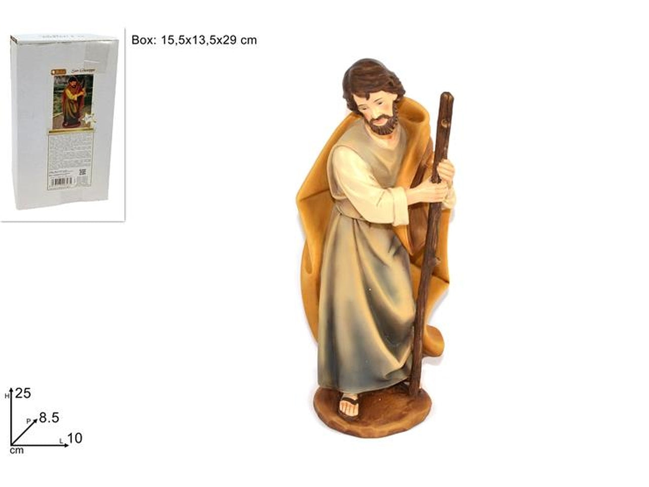 San Giuseppe in resina 25cm