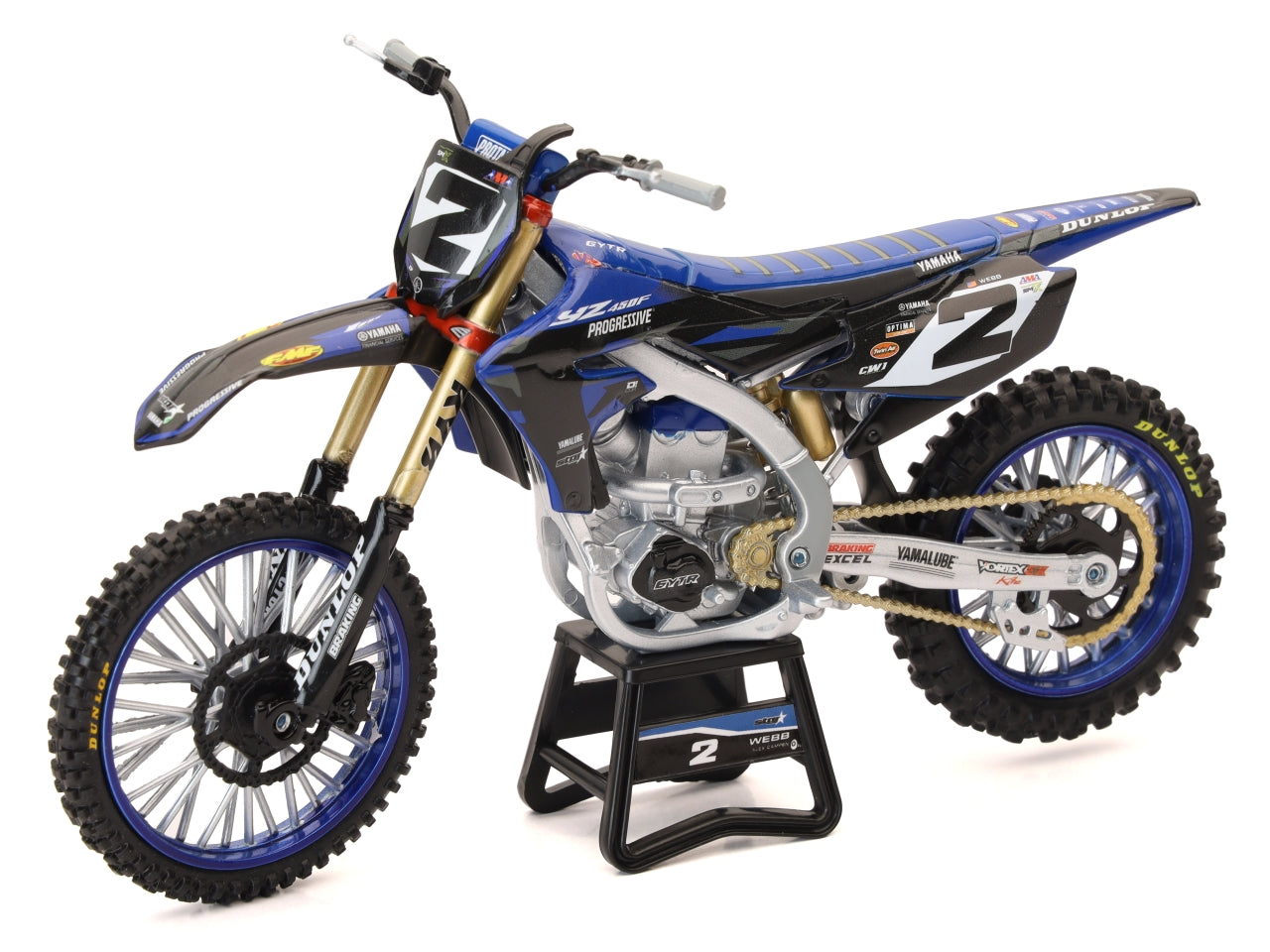 Moto yamaha star racing cooper webb n.2 1:12