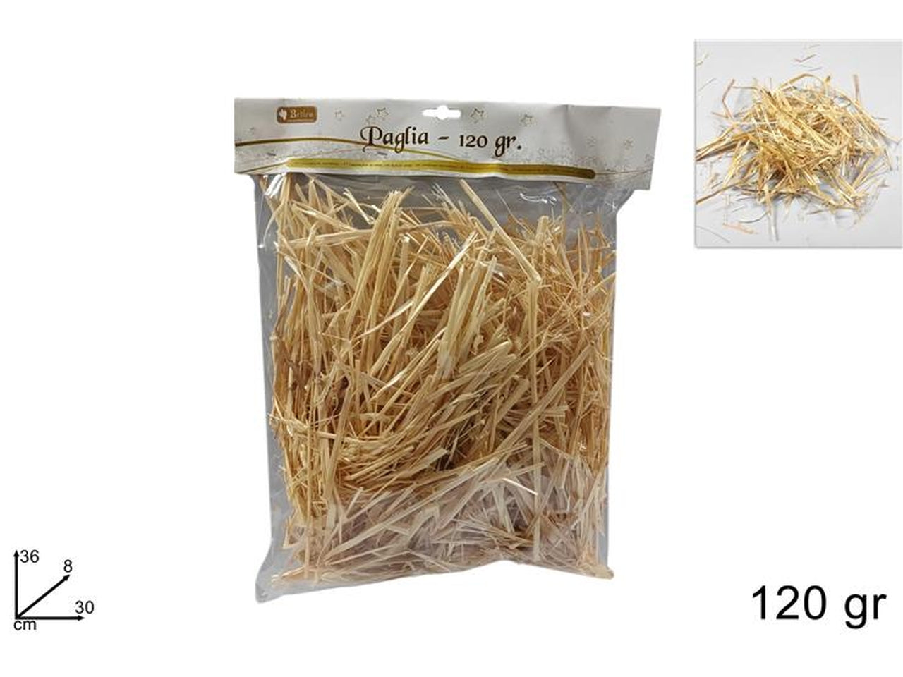 Paglia 120gr in busta