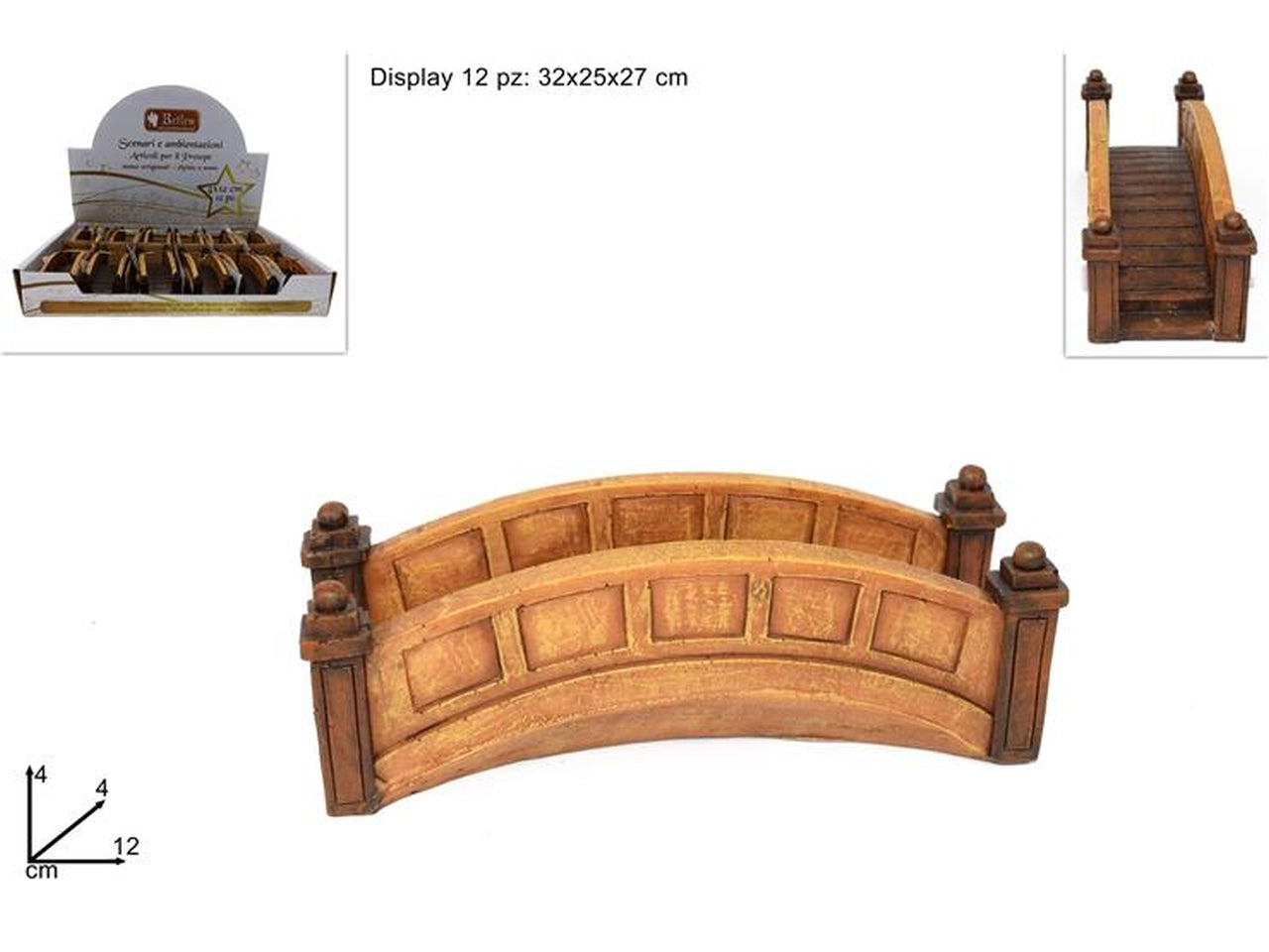 Ponte in poliresina12x4cm