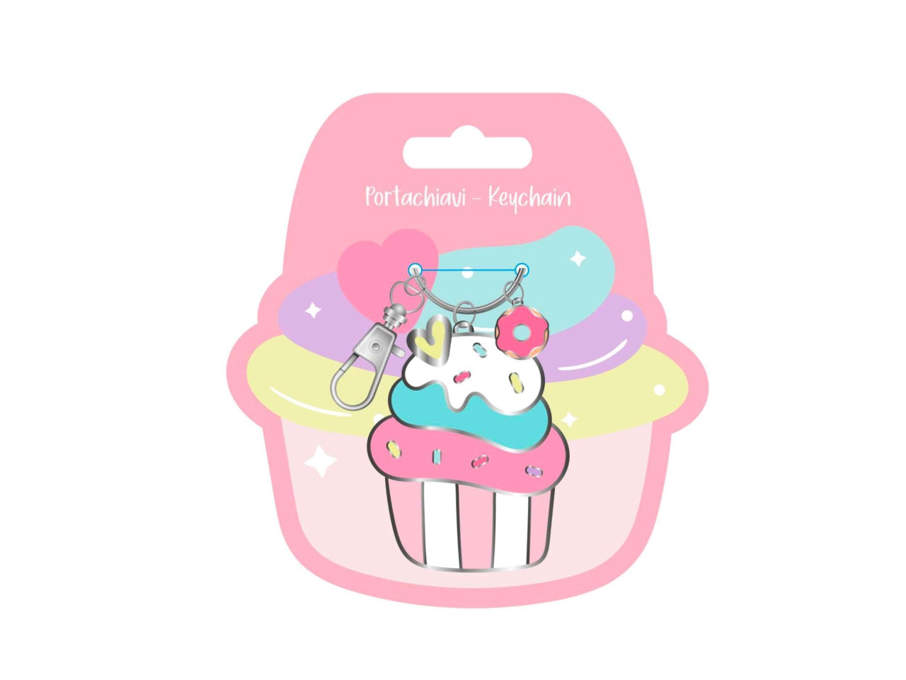 Teddy portachiavi con charms