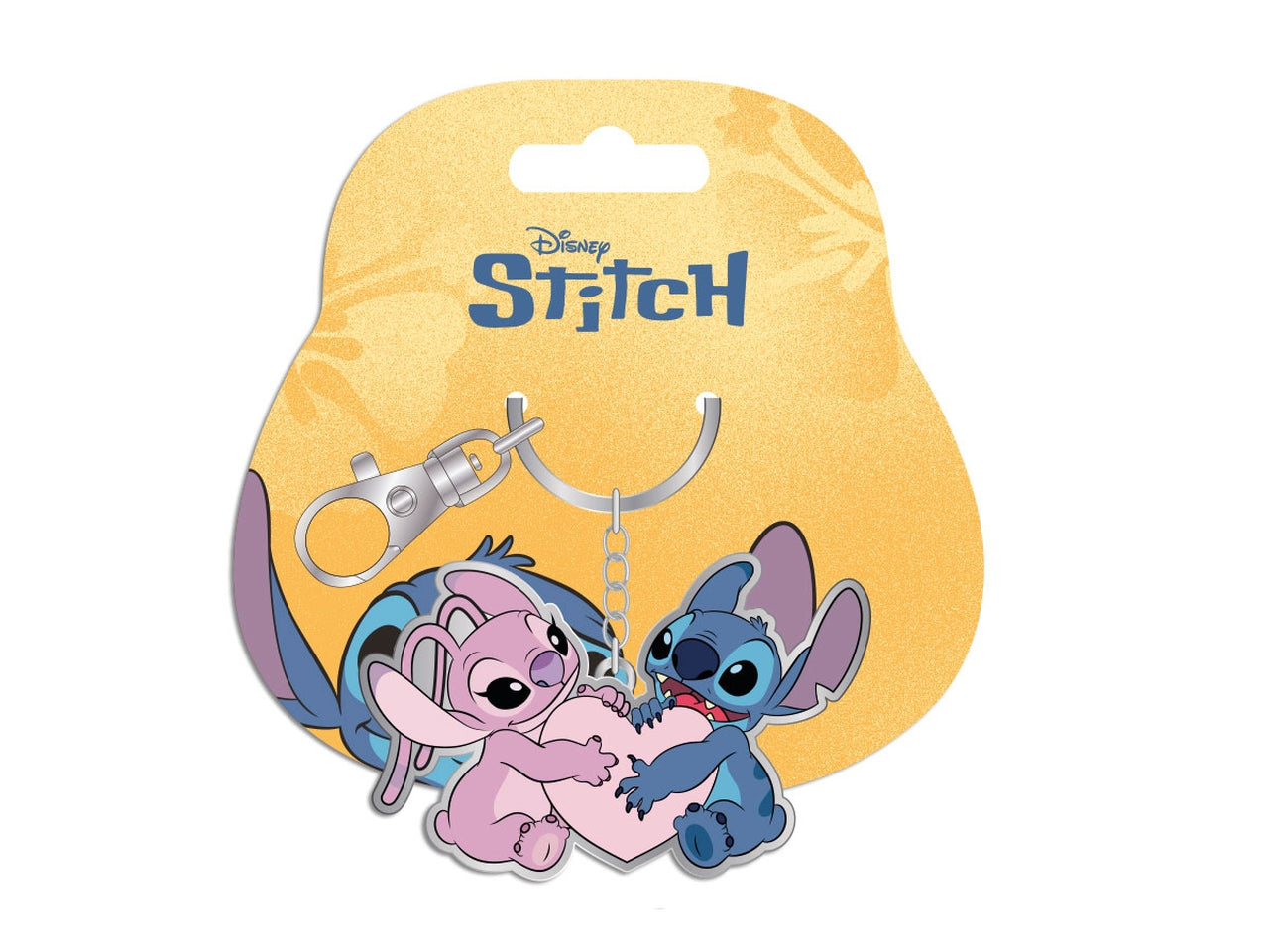 Stitch e angel portachiavi