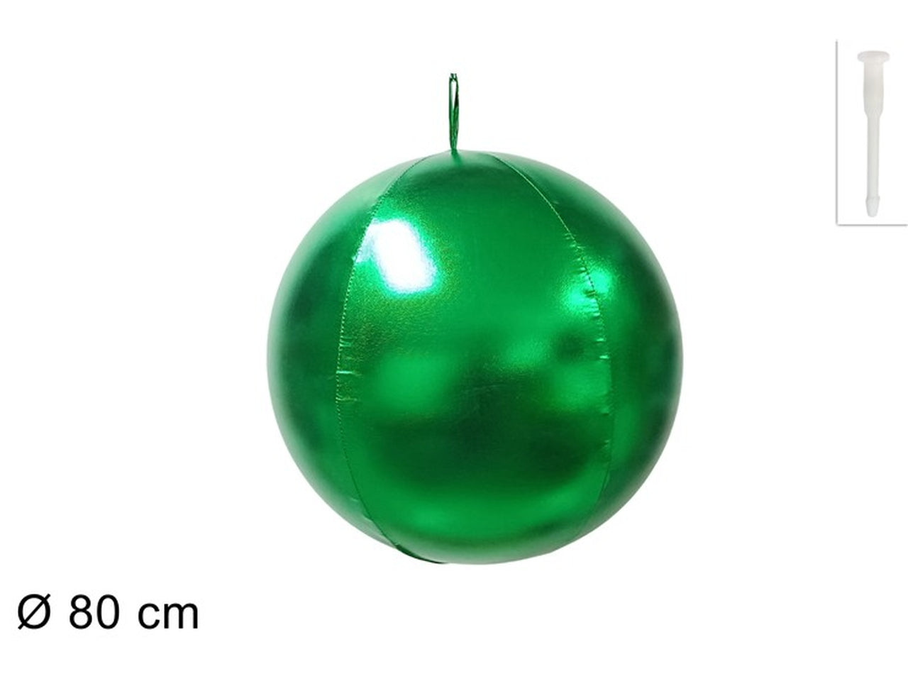 Palla gonfiabile 80cm verde