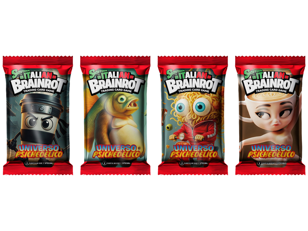 BRAINROT Flowpack 7 carte Serie Alpha - Universo Psichedelico