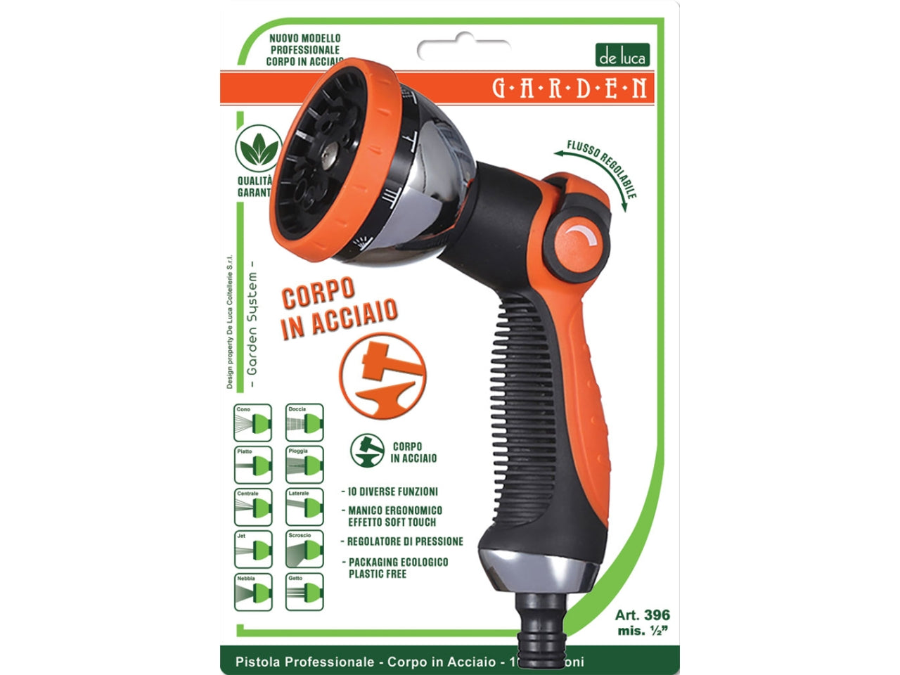 Pistola professionale 10 funzioni corpo in acciaio