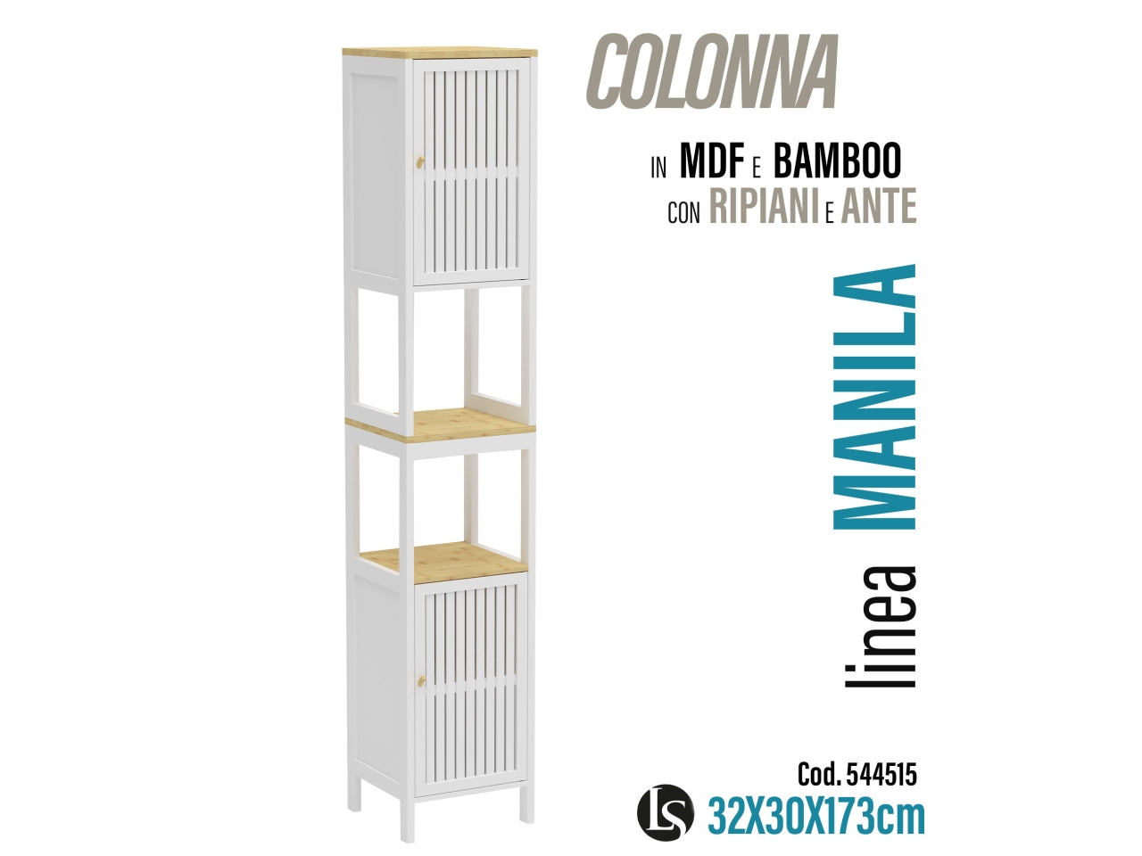 Mobile in mdf 32x30x173cm