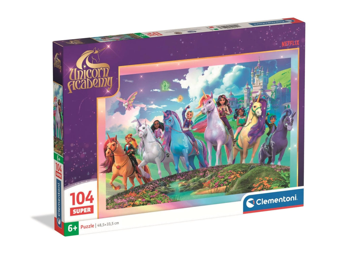Puzzle da 104 pezzi Super Unicorn academy1