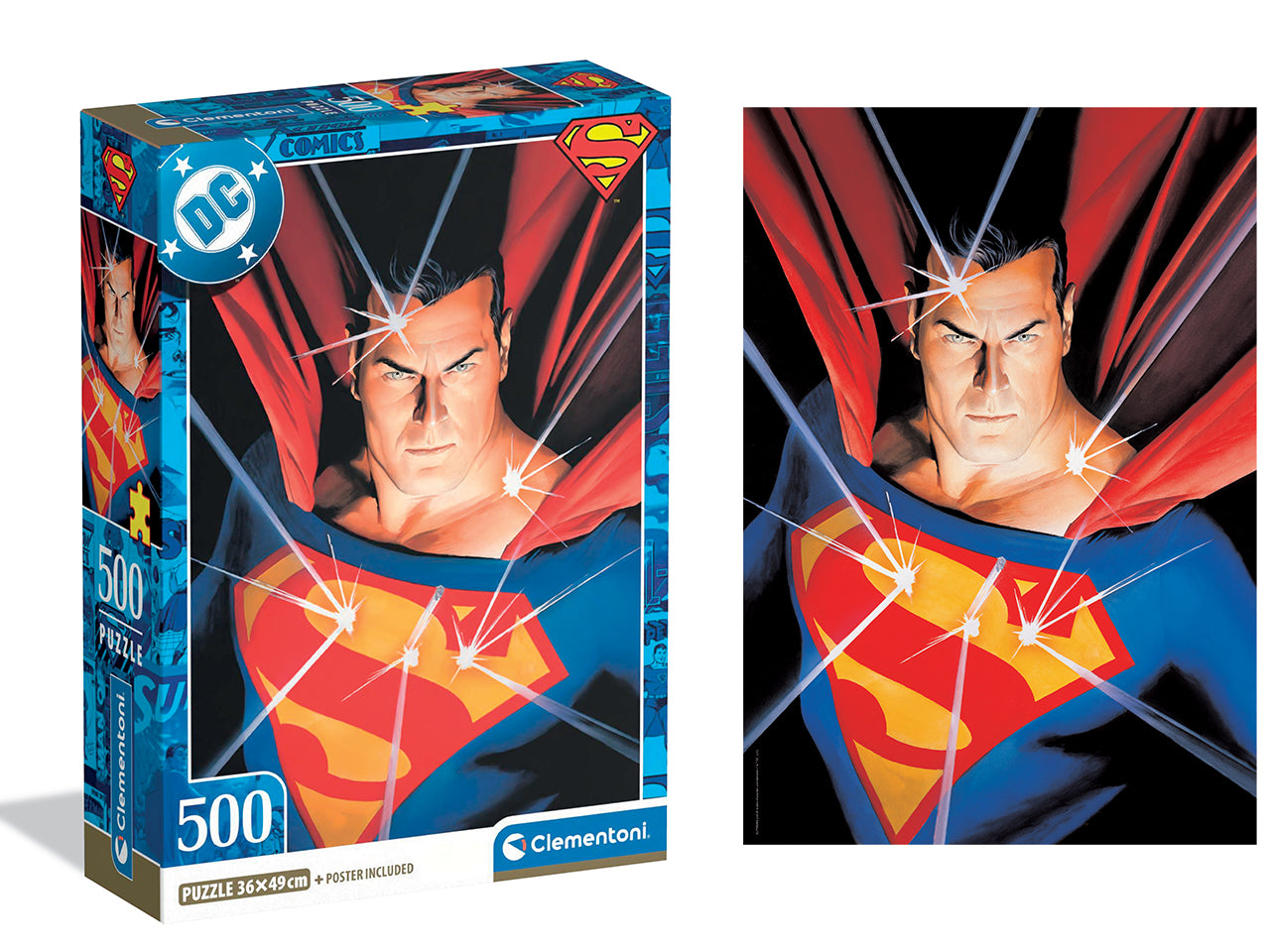 Puzzle da 500 pezzi compact Superman 2025