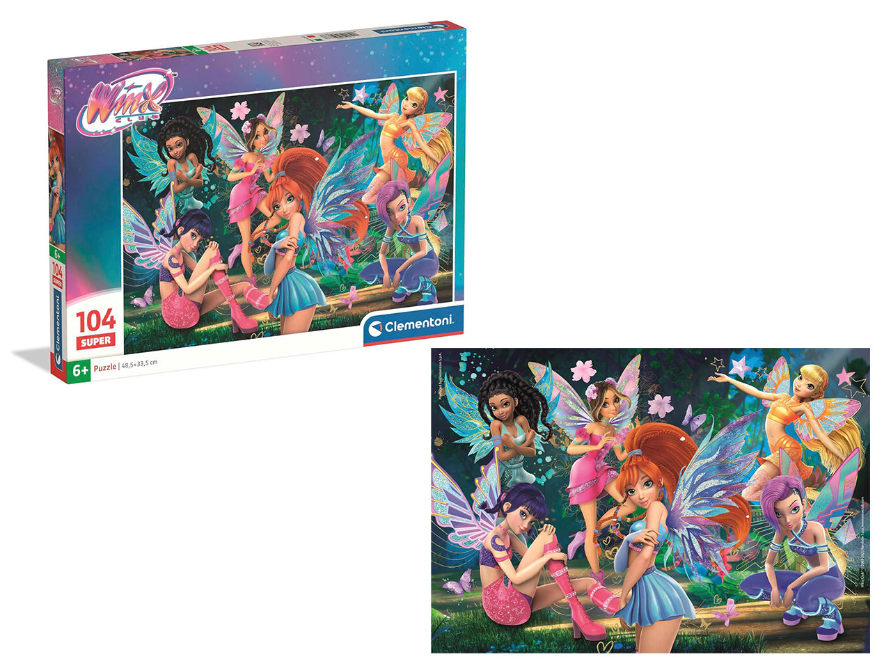 Puzzle da 104 pezzi Super Winx 2025