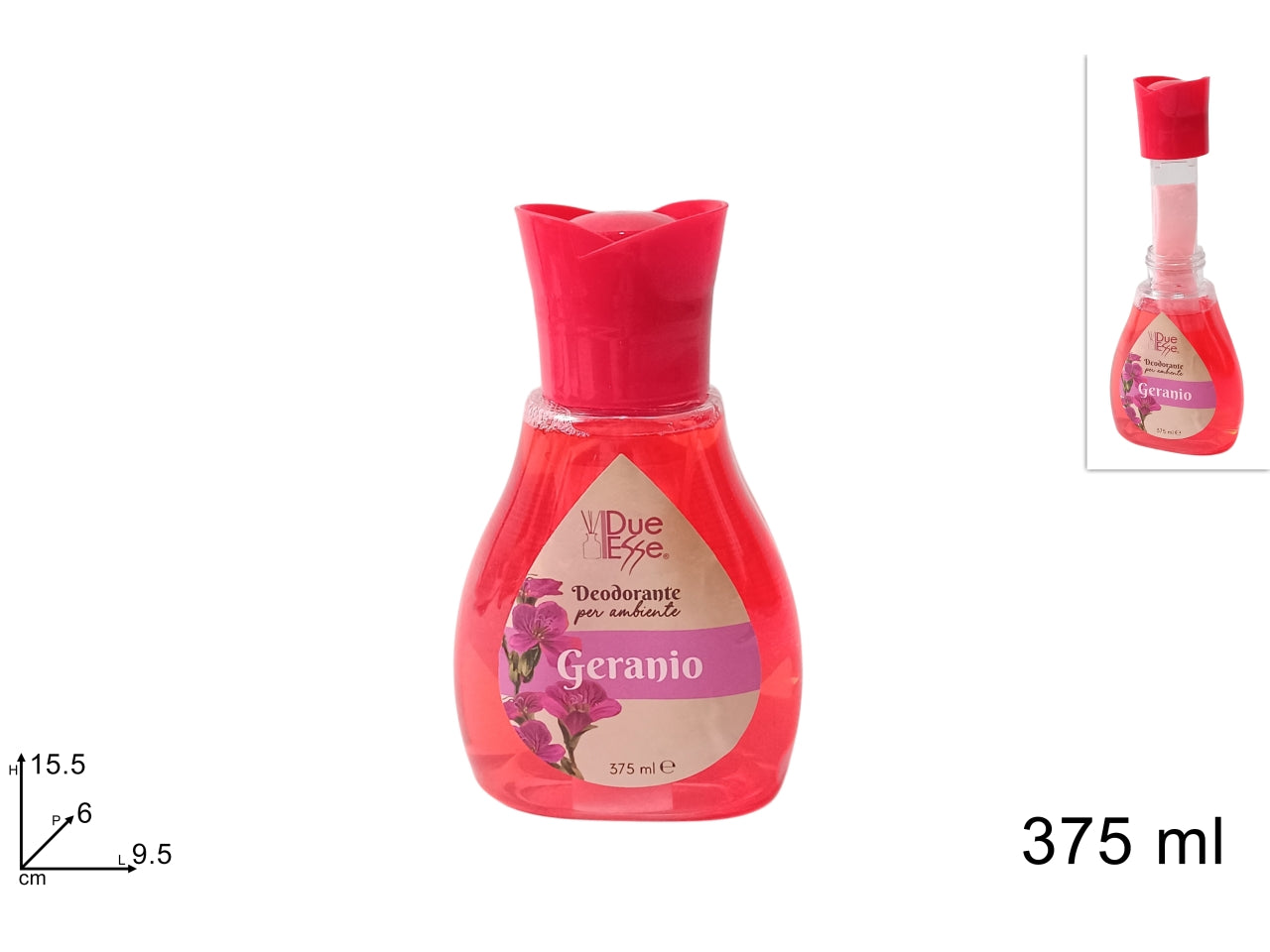 Deodorante ambiente geranio 375 ml