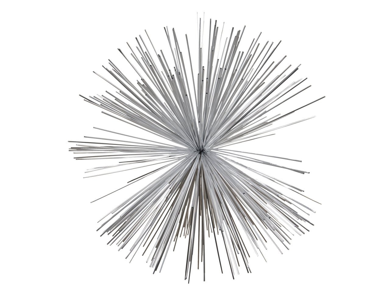 Stella splendente 30cm argento lucido