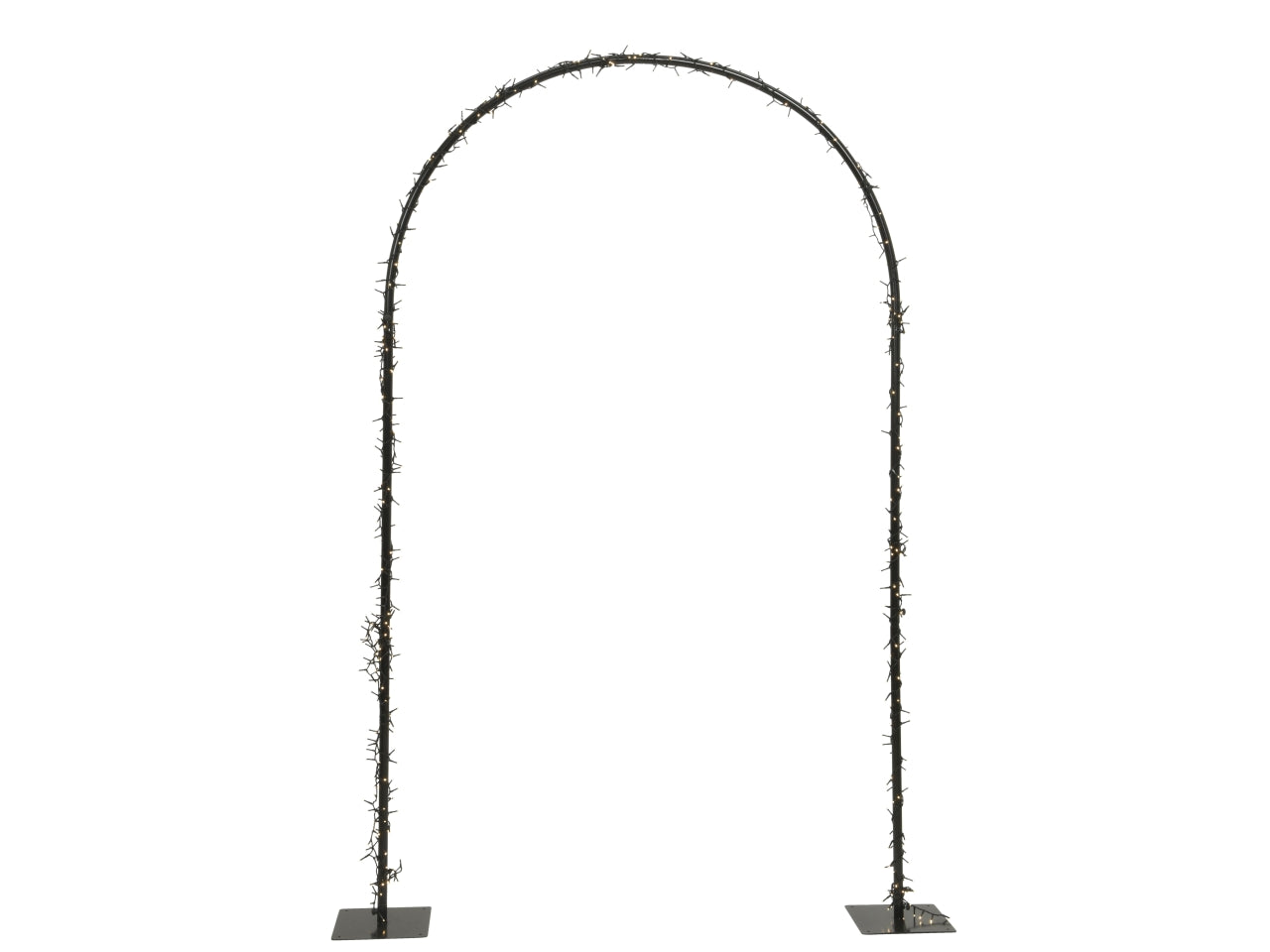 Arco luci 500led bianco caldo con 8 funzioni effetto scintillante 130x230cmper uso esterno