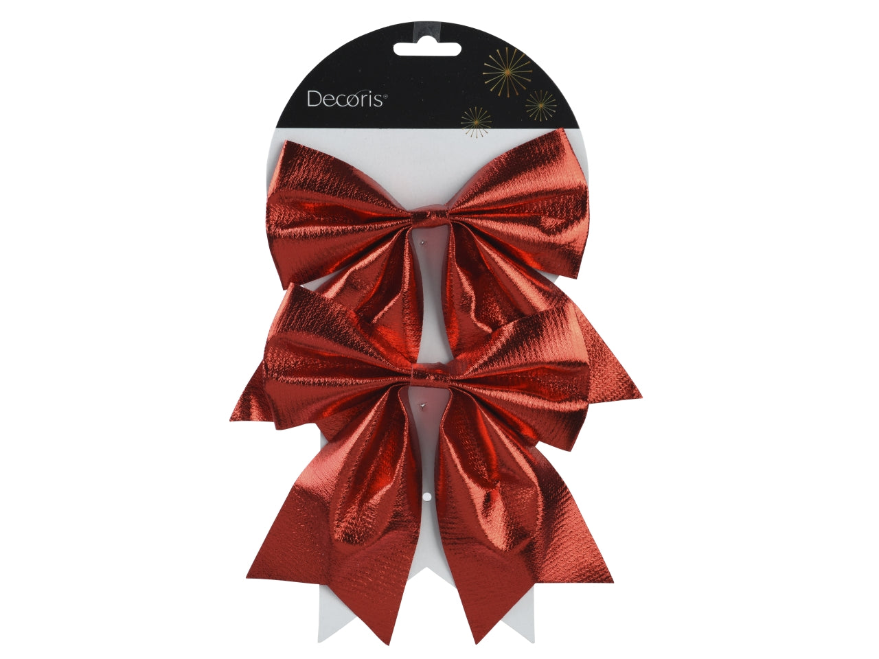 Fiocchi rosso blister 2pezzi