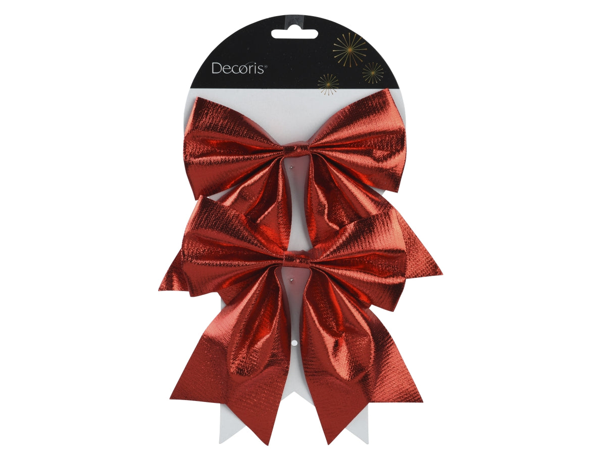 Fiocchi rosso blister 2pezzi
