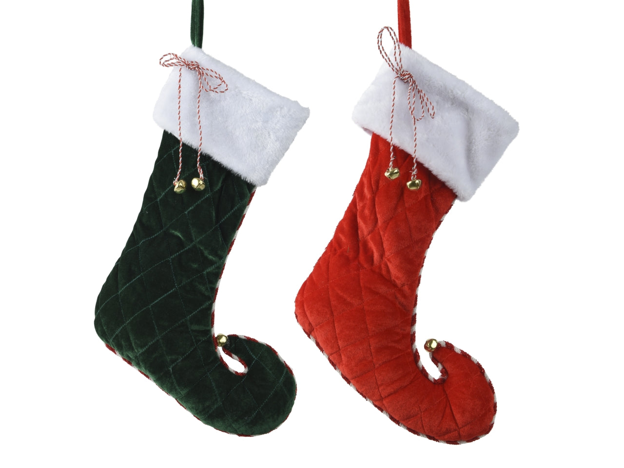 Calza elfo 47cm 2 colori