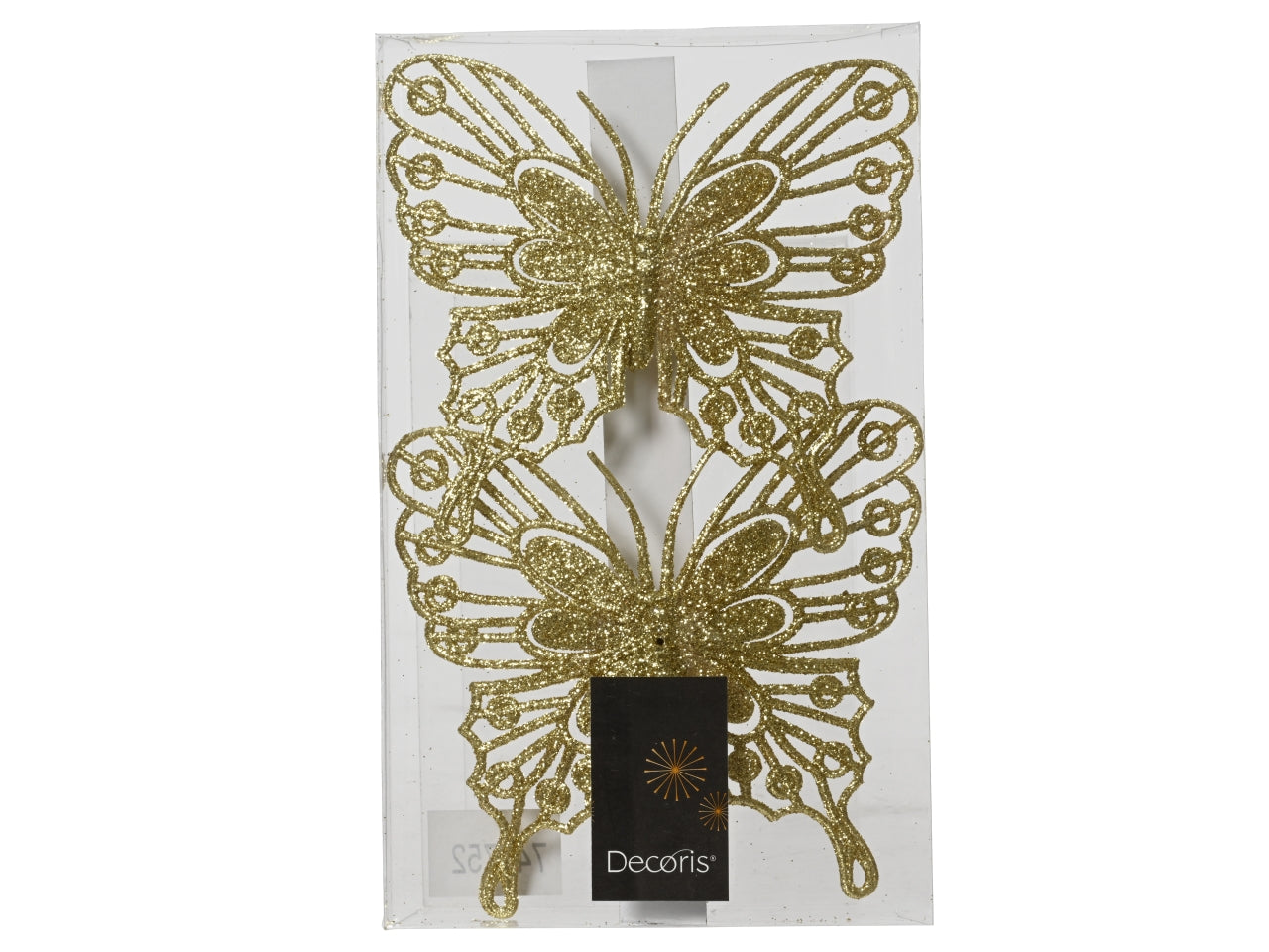 Farfalla 2pz con clip oro