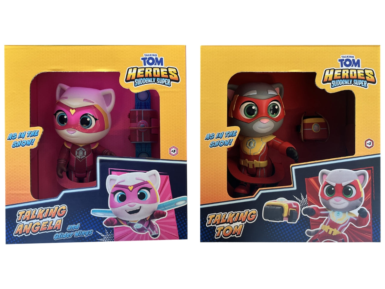 Talking tom SuperAmici 25cm Accessori Funzioni in 3 assortimenti