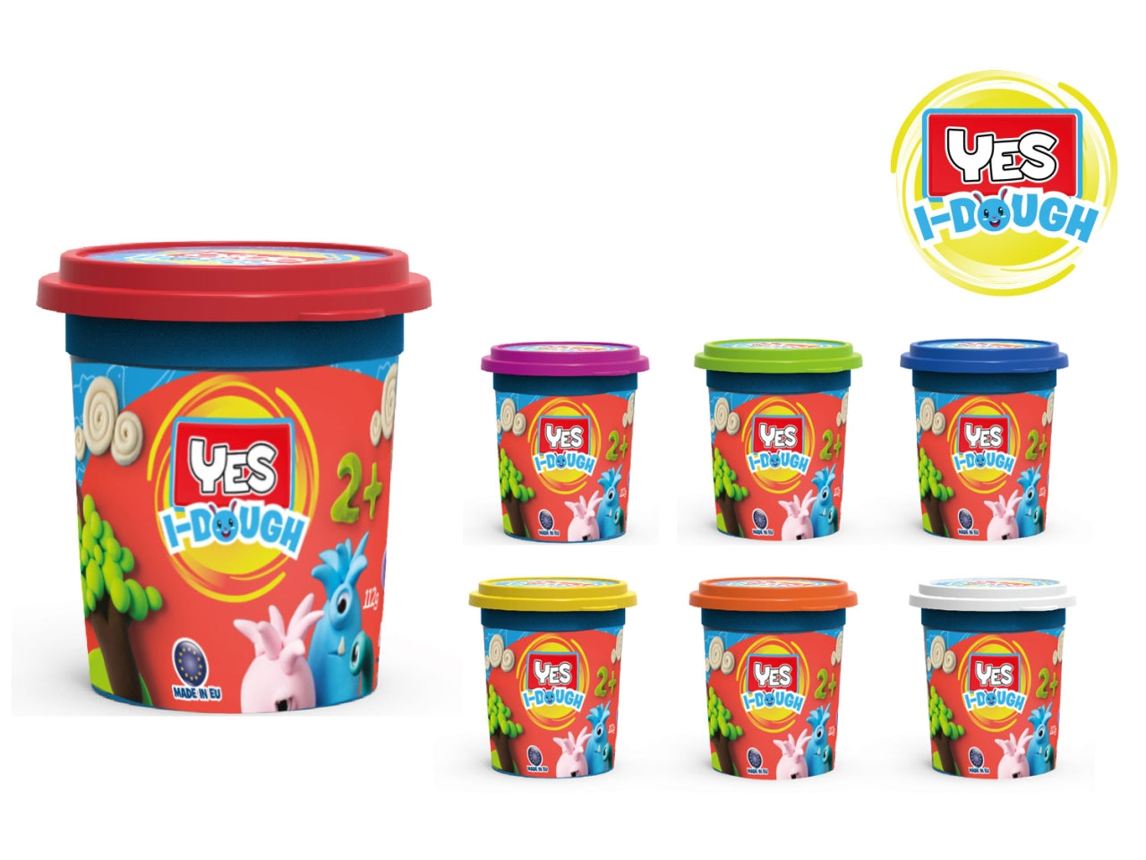 Pasta Vasetto 112gr 7 colori