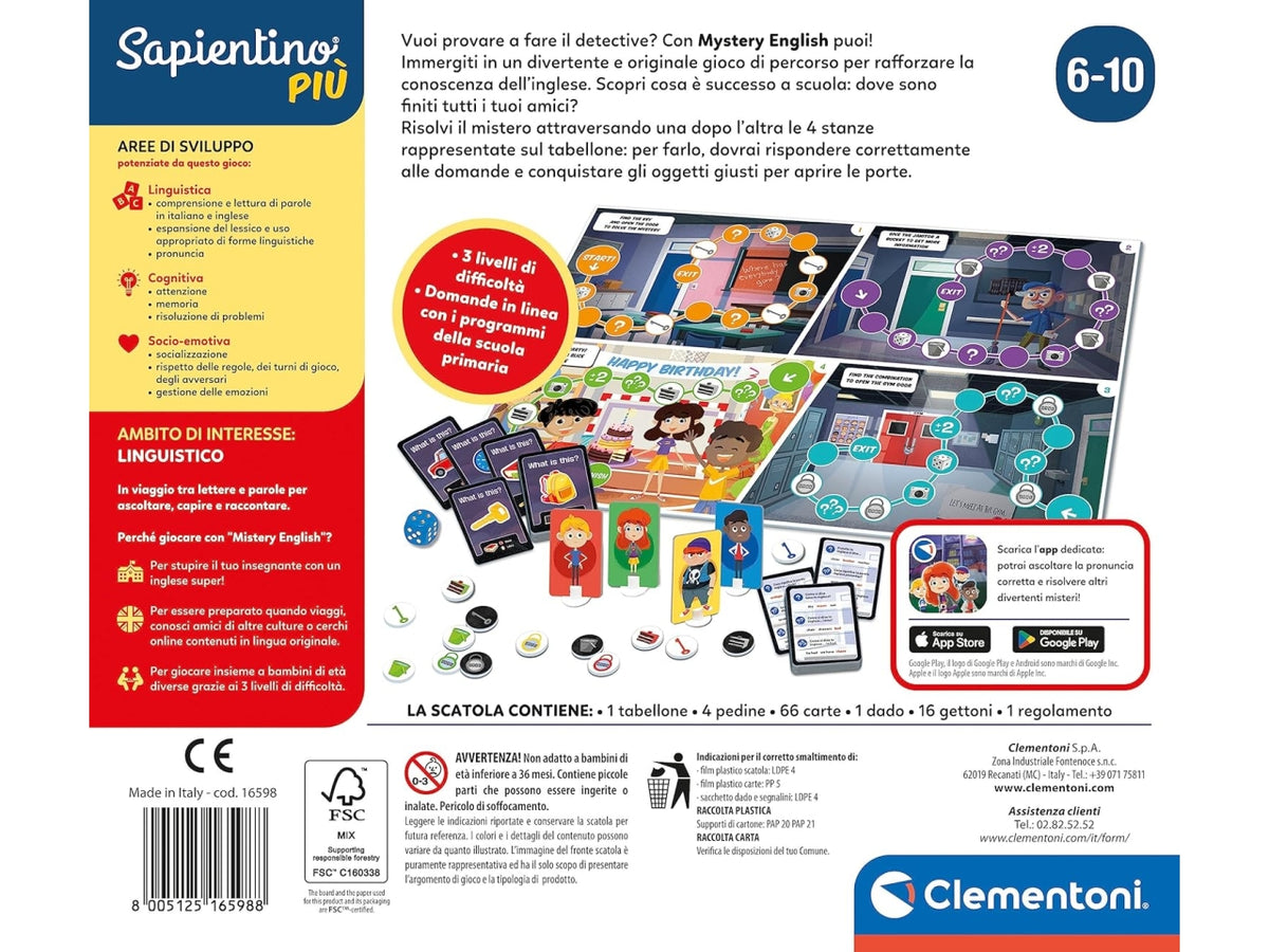 Sapientino più my stery english smart